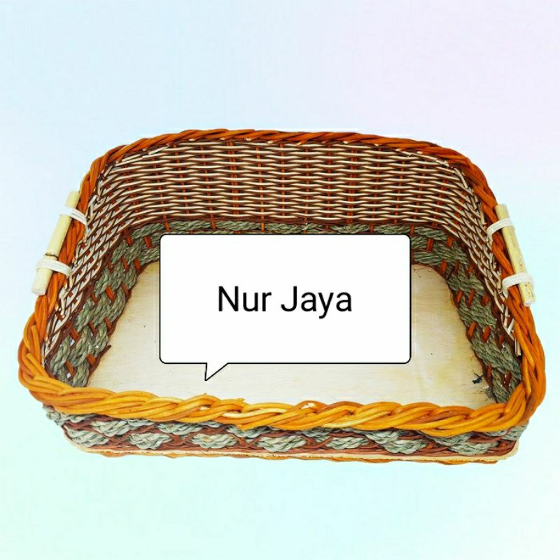 kerajang rotan senderan halus mendong ukuran M