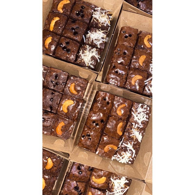 

Brownies Fudgy / Brownies Panggang 10 x10
