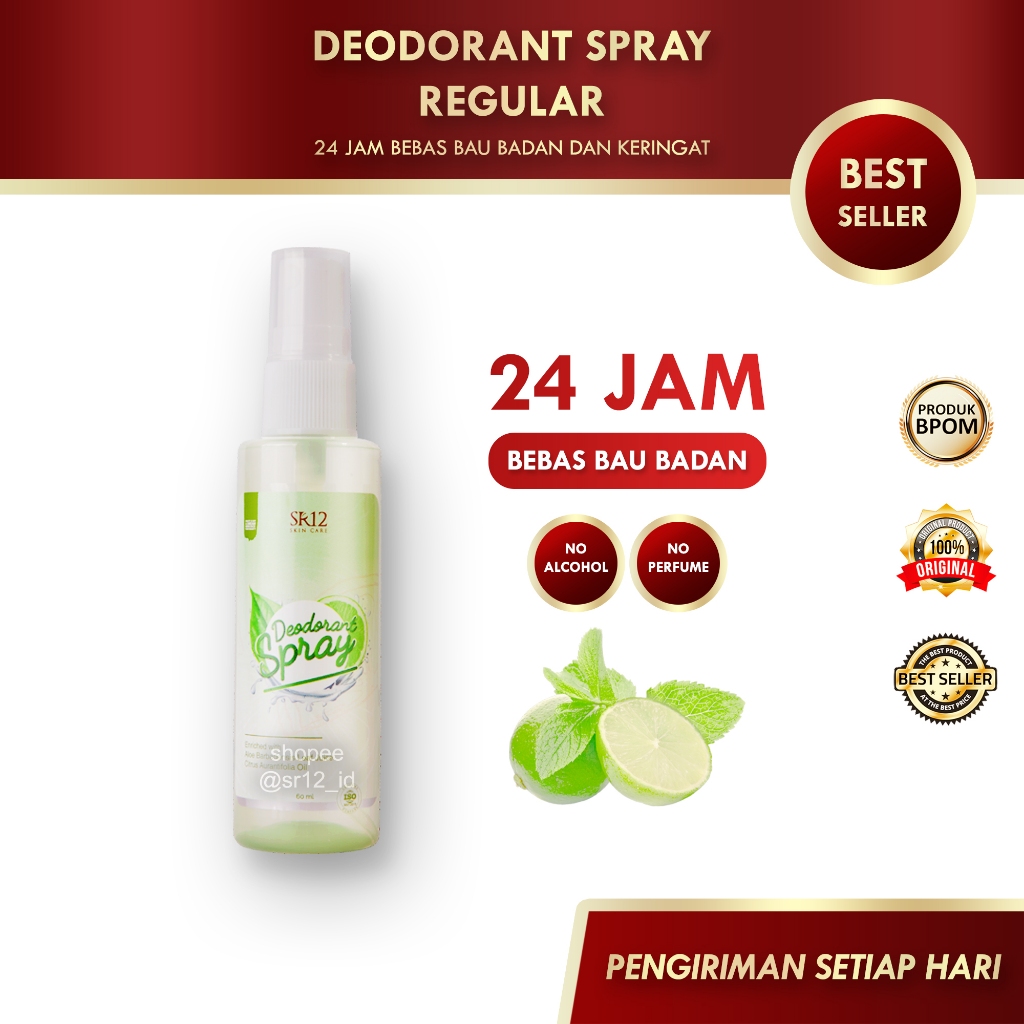 AD DEODORANT REGULAR SR12 / DEO SPRAY SR12 / DEODORANT SR12 / DEODORAN SR12 / DEO SR12