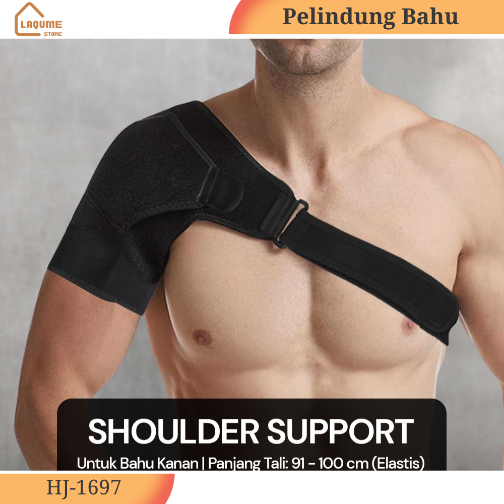Deker Bahu Kanan Shoulder Support Pelindung Bahu Shoulder Brace Alat Terapi Deker Penyangga Bahu Pel