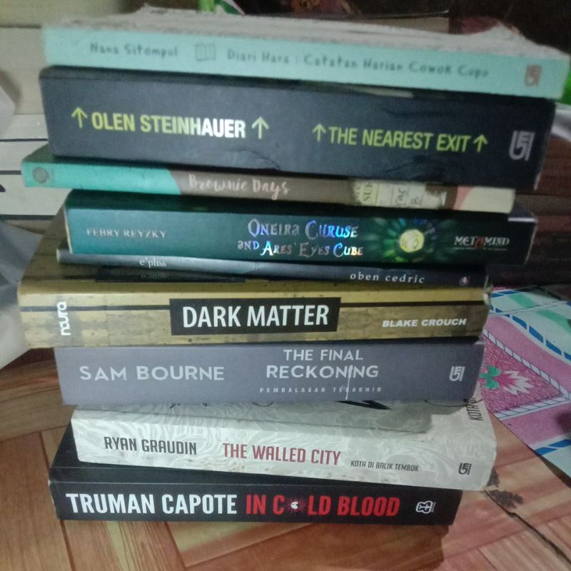 PRELOVED NOVEL BHS INDO/TERJEMAHAN MURAH ORI