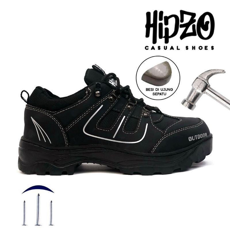 HIPZO Sepatu Hiking Sepatu Gunung Outdoor Adventure Sepatu Tracking Kerja