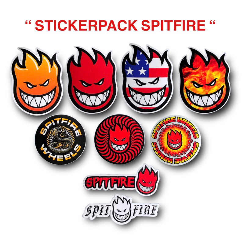 Stickerpack Spitfire Wheels Skateboard