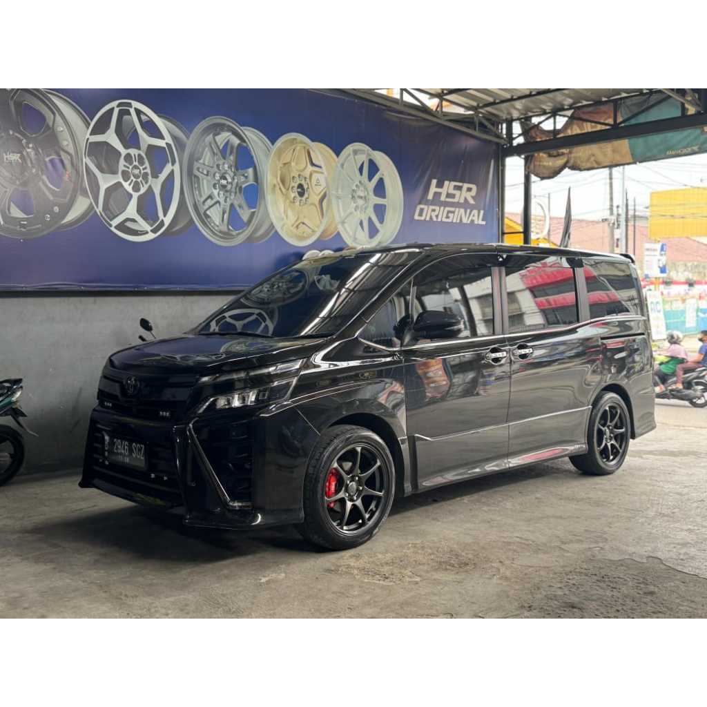PAKET VELG PLUS BAN ACCELERA 225 50 R18 UNTUK MOBIL VOXI USE VELG HSR SEBUNSUTA RING 18