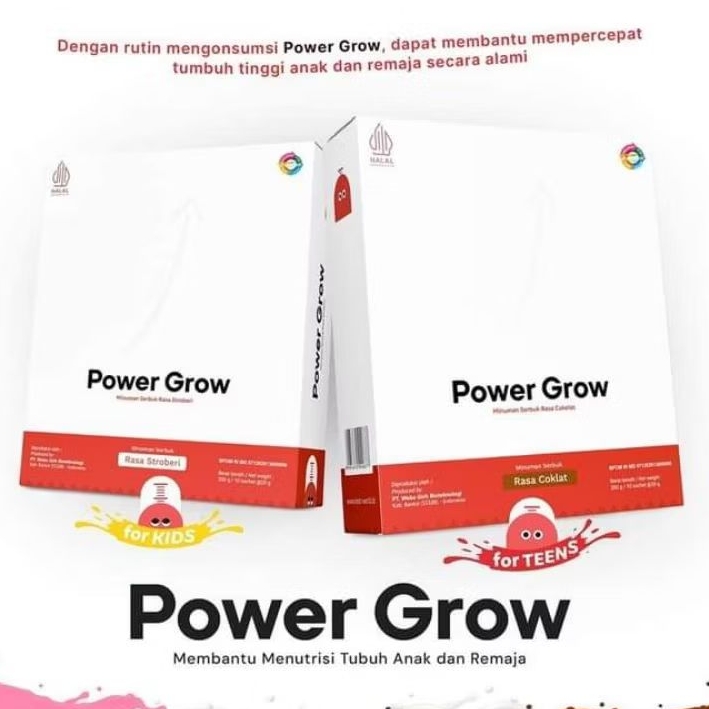 

POWERGROW ORIGINAL 100% KEMASAN TERBARU SUSU POWERGROW PENINGGI BADAN ANAK & DEWASA AMPUH