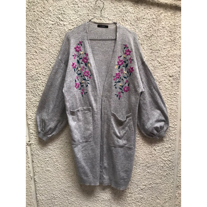 w closet Embroidery long outer