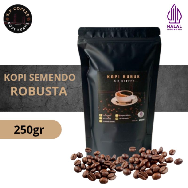 

kopi Semendo pagaralam asli kopi bubuk hitam kopi robusta murni 250gr/500gr/1kg
