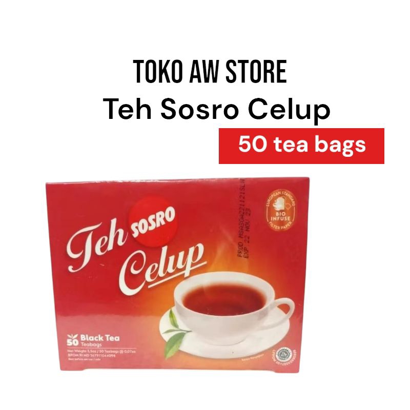 

Teh Sosro Celup 50 kantong