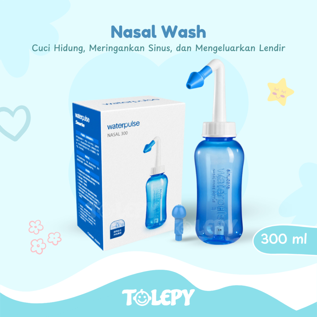 Waterpulse Nasal Wash 300 ml / Alat Pencuci Hidung / Sinus Nose Rinse