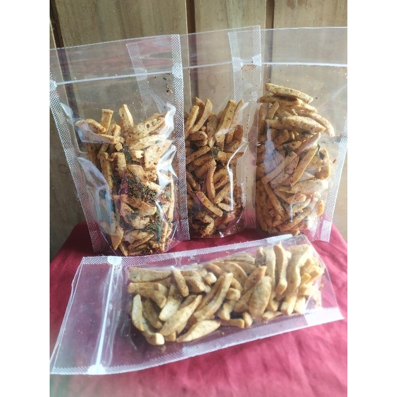 

Basreng Pedas Daun Jeruk Camilan murah 100gram