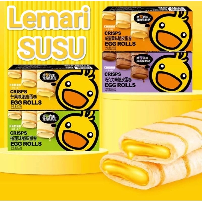 

Kaman crispy egg roll manggo/Kaman crispy egg roll chocolate