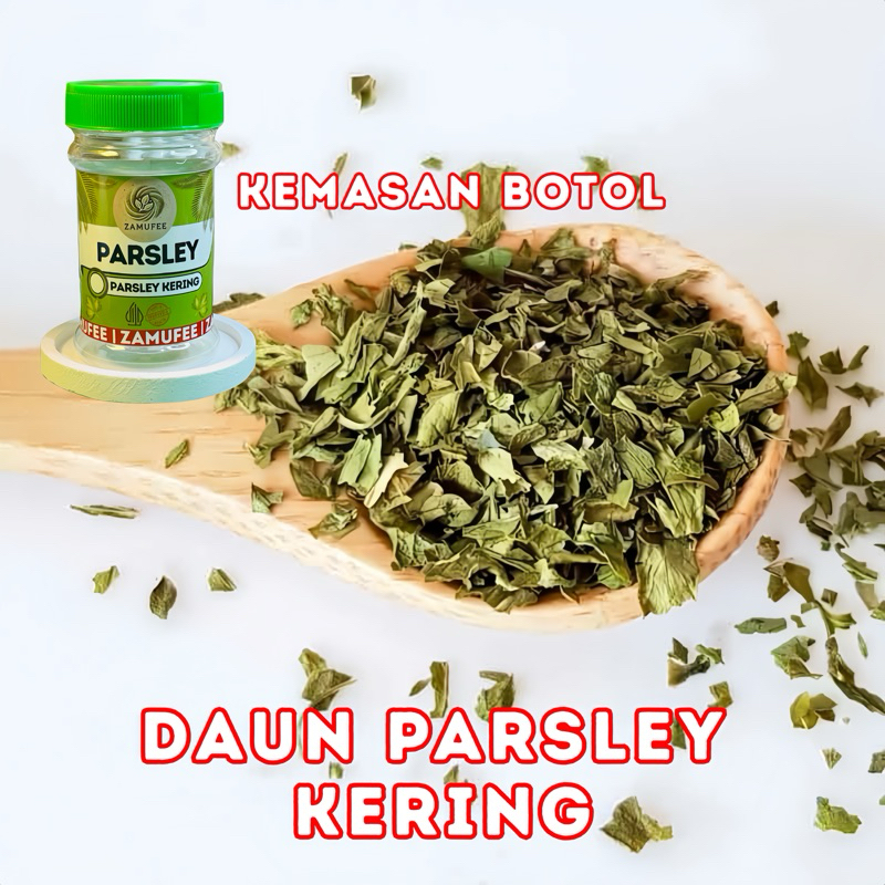 

DAUN PARSLEY KERING ZAMUFEE | KEMASAN BOTOL PRAKTIS