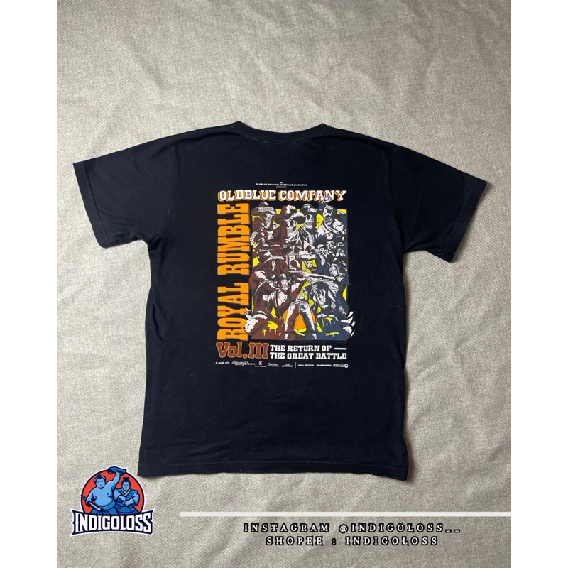 Oldblue co. Royal Rumble vol.3 Tee Limited Edition not Momotaro Iron Heart Pure Blue Japan Evisu