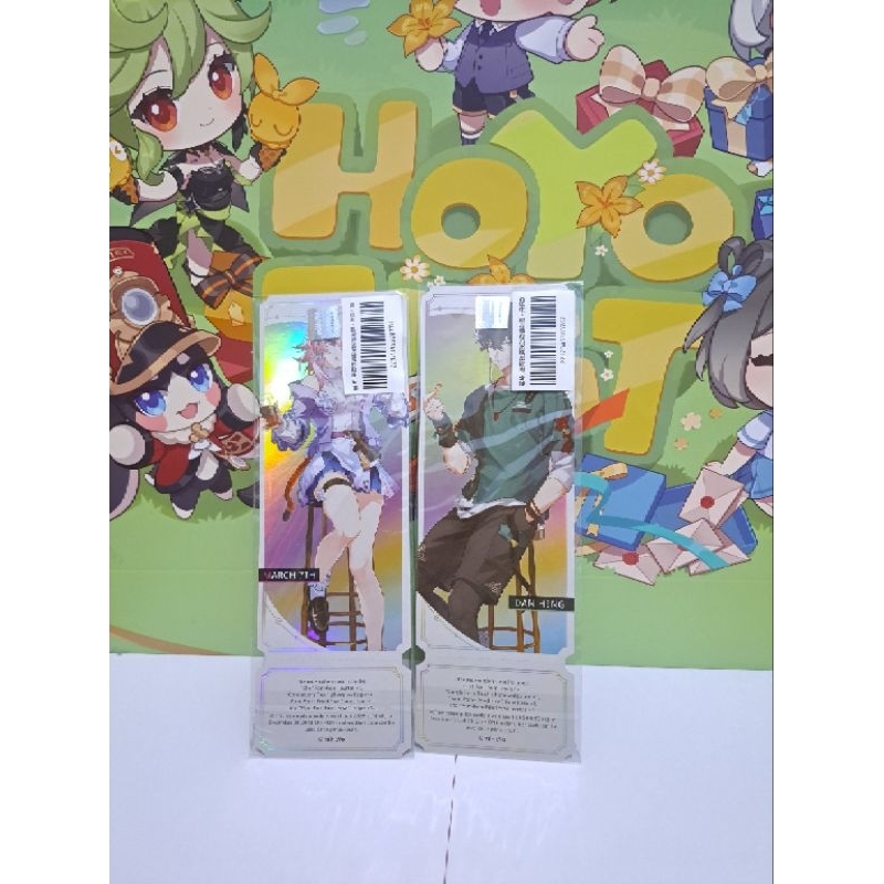 HonkaiStar Rail x Convivium Hologram Ticket - Official Merchandise - Kode Telah Digunakan