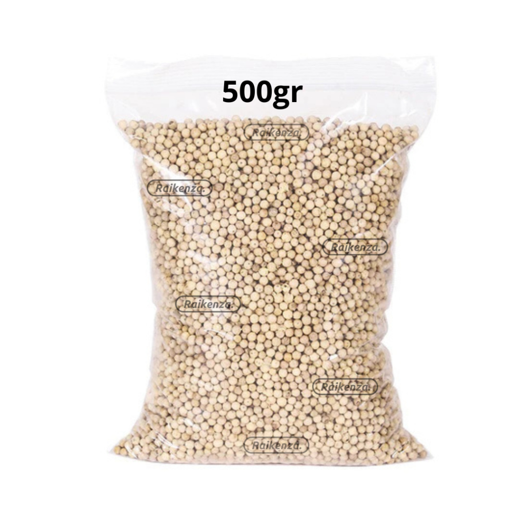 

Merica Butir Alami Lada Putih 500gr White Pepper Lada Putih Lokal