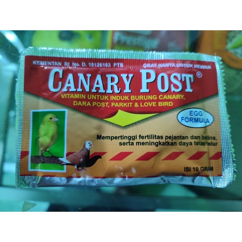 Canary Post Obat untuk Burung Kenari Tambah Fertilitas Jantan dan Betina