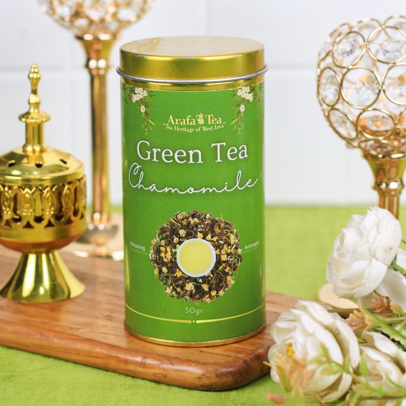 

Green Tea Chamomile | Teh Hijau Chamomile 50 gram by Arafatea