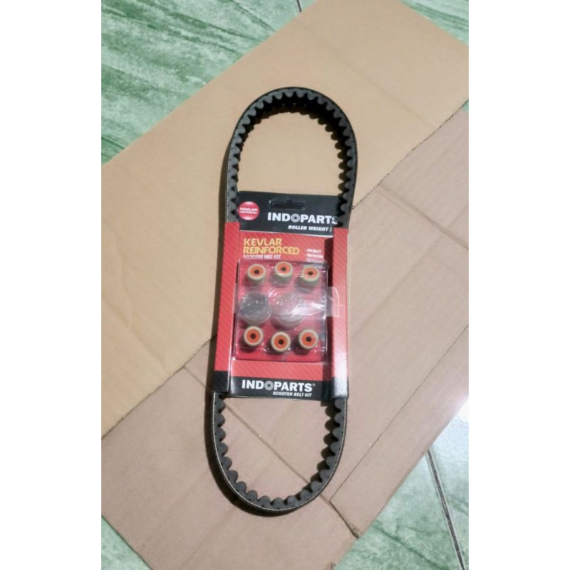 VANBELT SET ROLLER KEVLAR REINFORCED YAMAHA MIO J GT FINO FI SOUL GT125 ORIGINAL INDOPARTS