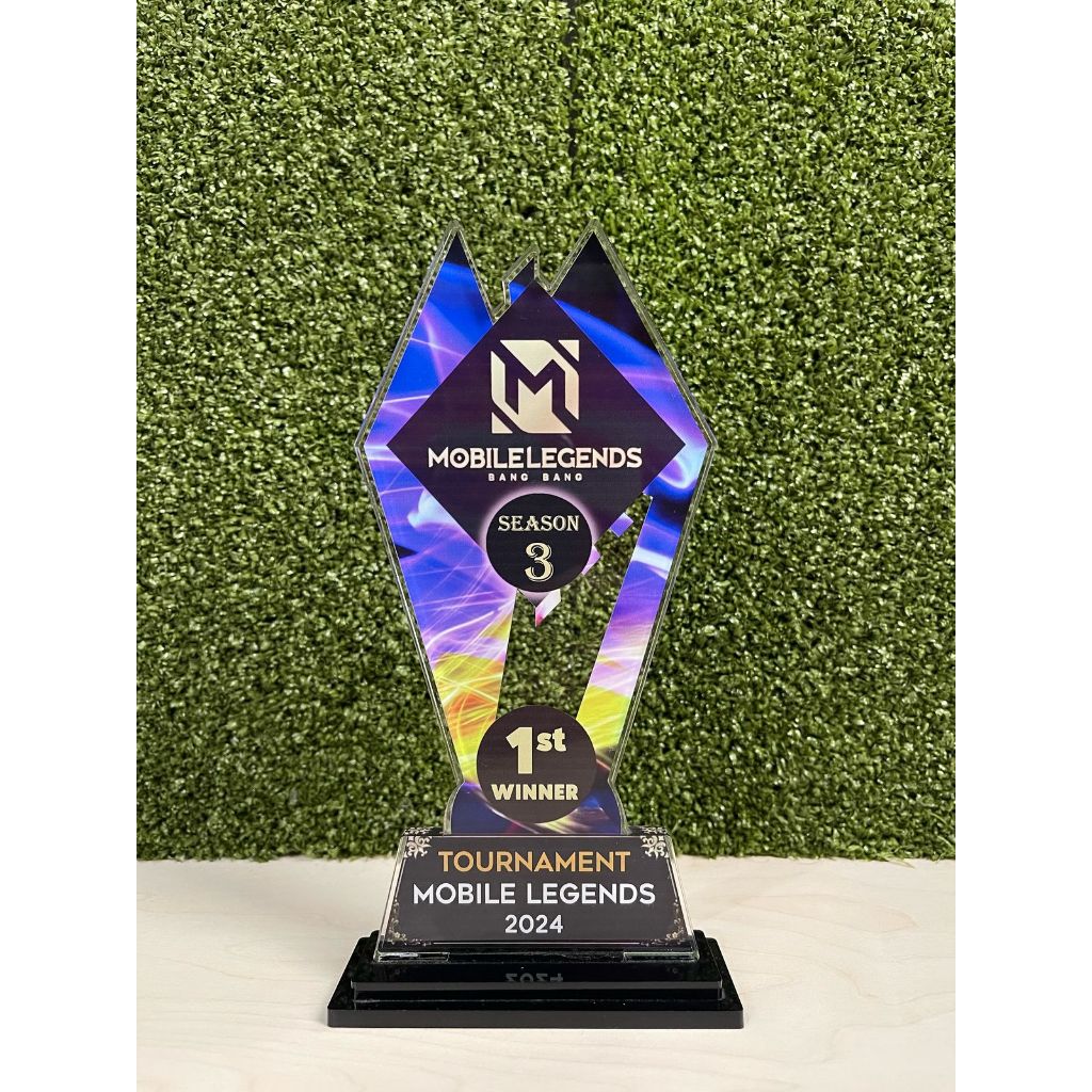 Plakat Mobile Legends, plakat, plakat turnamen, jual plakat game, piala , trophy PUBG, piala akrilik