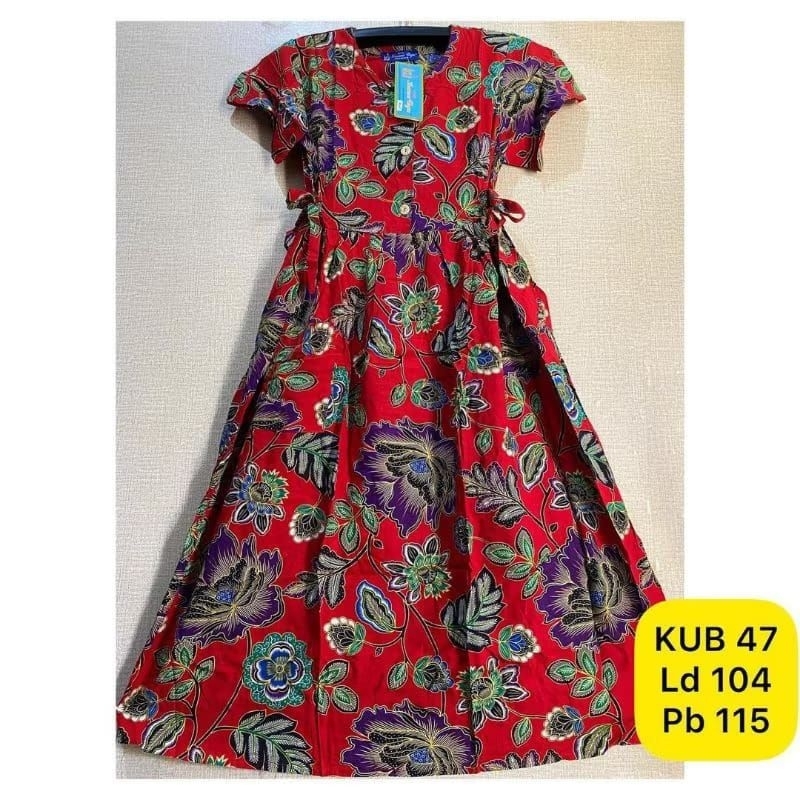 Daster Dewasa ABG Chibi Tali 4(empat) Model kekinian batik kencana ungu