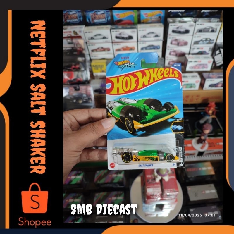 HOT WHEELS SALT SHAKER HIJAU