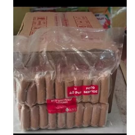 

SOSIS SAPI KANSAS 1 KG/ BEEF BREAKFAST SAUSAGE