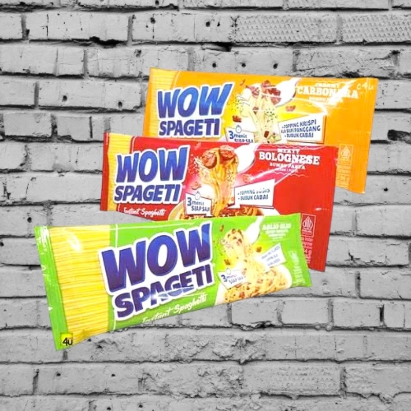 

Wow Spageti paket 10 pcs