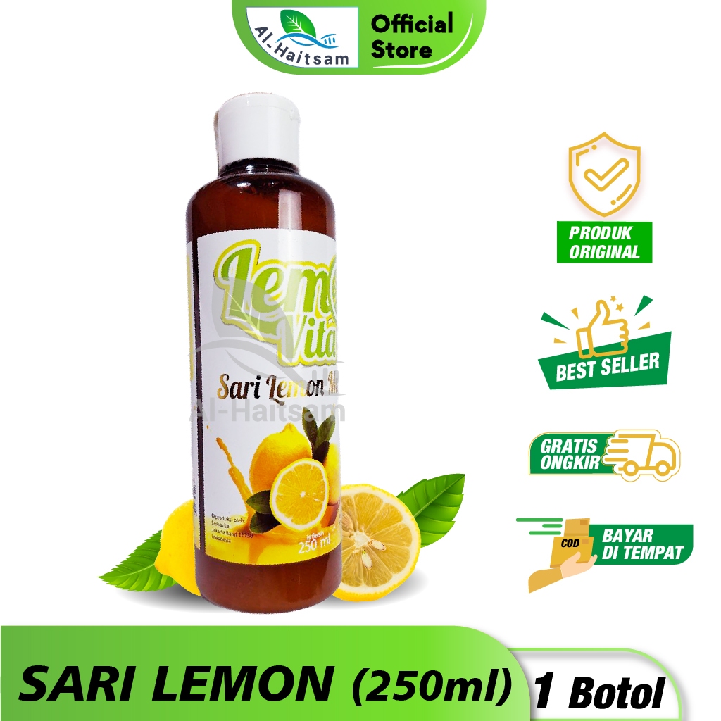 

Lemovita Fresh Sari Lemon Jus Lemon Murni / Jus Herbal Alami 250 ml Original