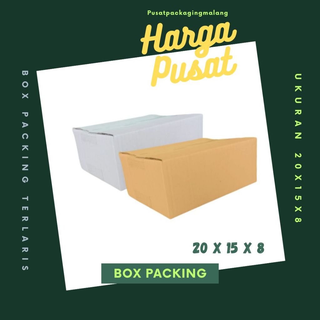 

Box Packing 20x15x8 Kardus A1 Karton Dus Kotak Kemasan Sparepart Jamu Madu Assesoris Souvenir Olshop