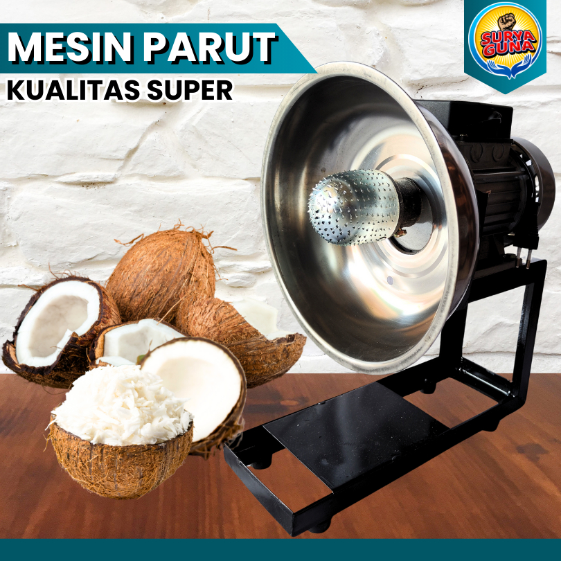 Mesin Parut Kelapa STAINLESS STEEL Mesin Parut Kelapa Listrik hasil parutan HALUS