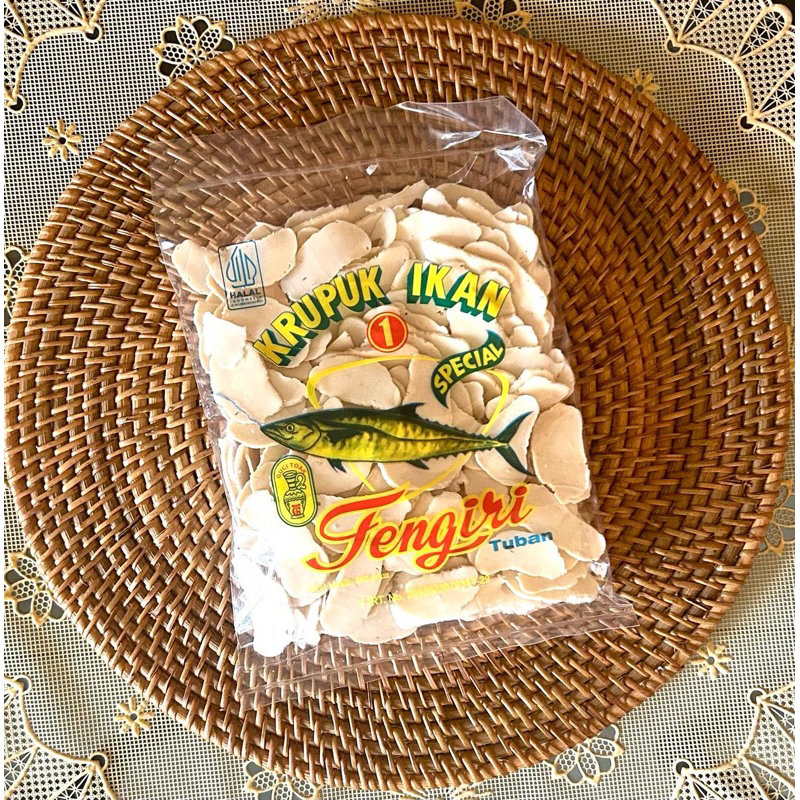 

KRUPUK IKAN TENGIRI cap GUCI TOAK Potongan KECIL Asli Tuban