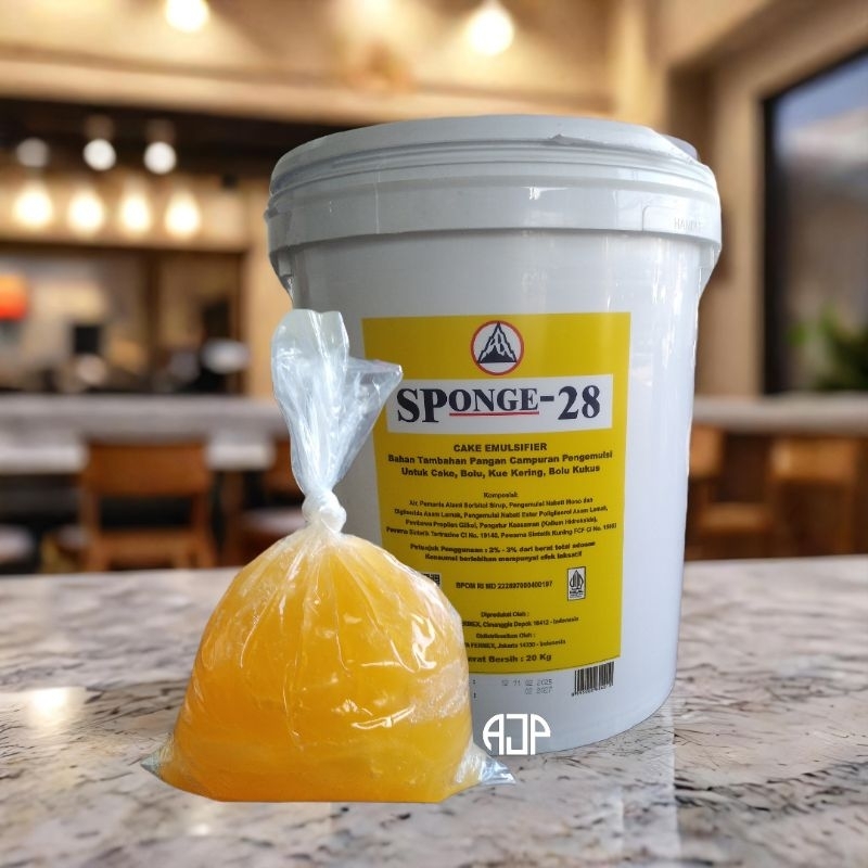 

SP SPonge-28 Cake Emulsifier / Pengembang / Pelembut / Kue / Roti / Donat / 100 gr / 200 gr