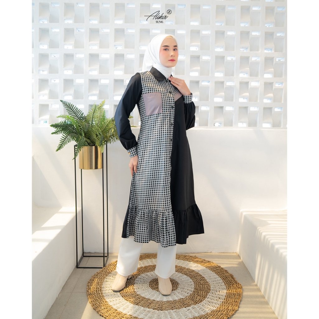 ZALIFA - ALIKA TUNIK WANITA KASUAL - TUNIC WANITA