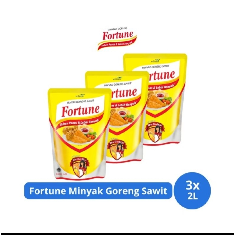 

Paket minyak Fortune 2L X 3