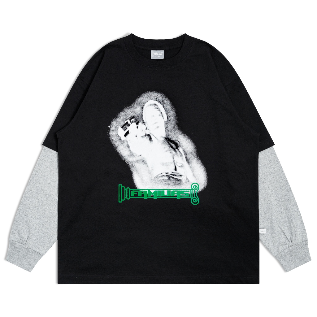 Familias - Double Layer Longsleeve T-Shirt - Magno
