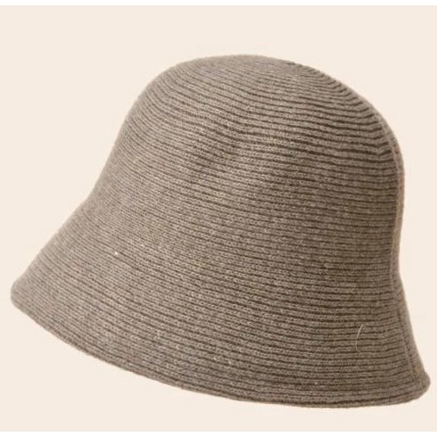 3214 Bucket Hat Japan Wol Blend Wanita Korea