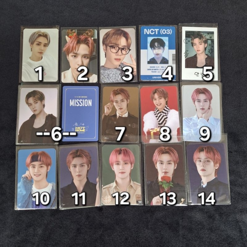 Photocard Wayv Kun nct home pink christmas universe resonance nct zone steampunk christmas white roy