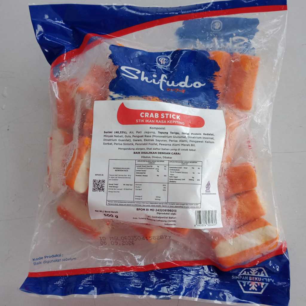 

Shifudo Crab Stick 500 gram