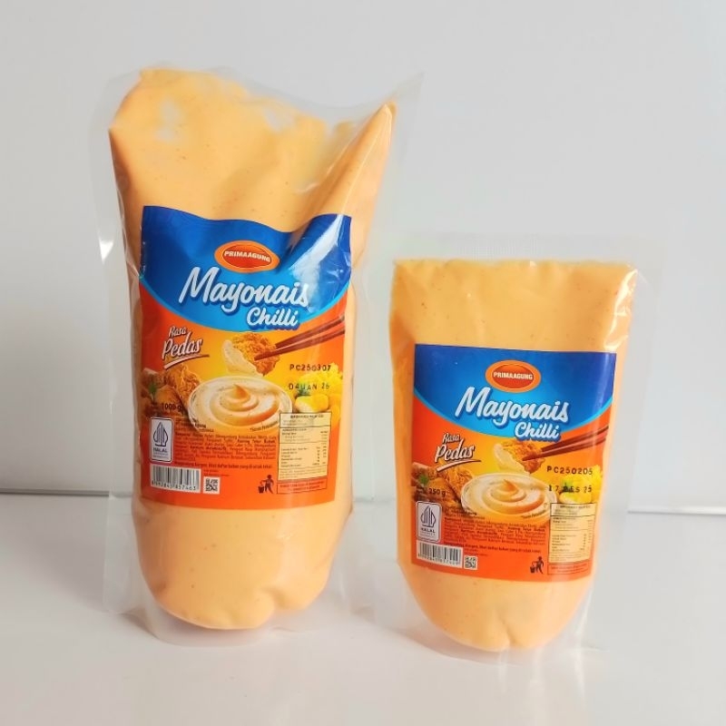 

Mayonaise Chili Prima Agung | 1kg | 250gr | ( Pak ) [ Original ]