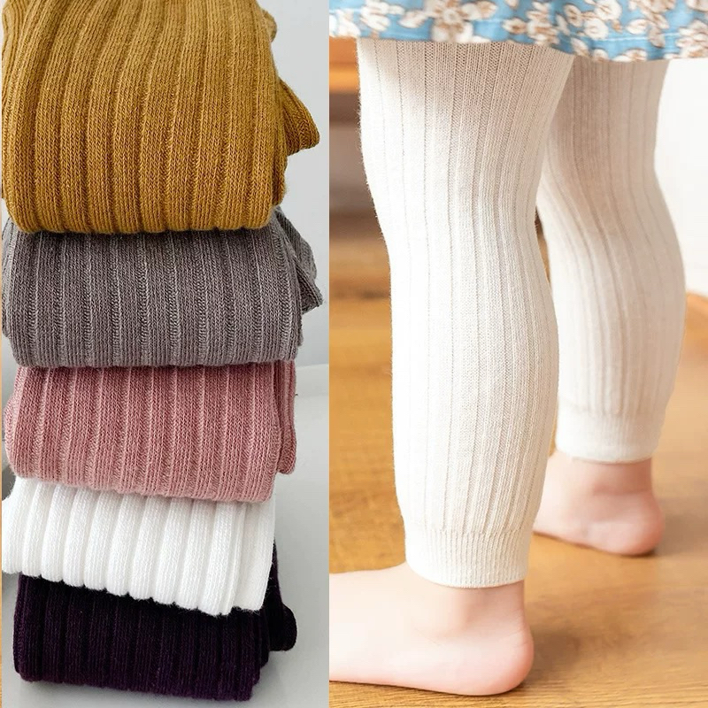 Legging baby buka kaki salur / legging anak salur buka kaki New