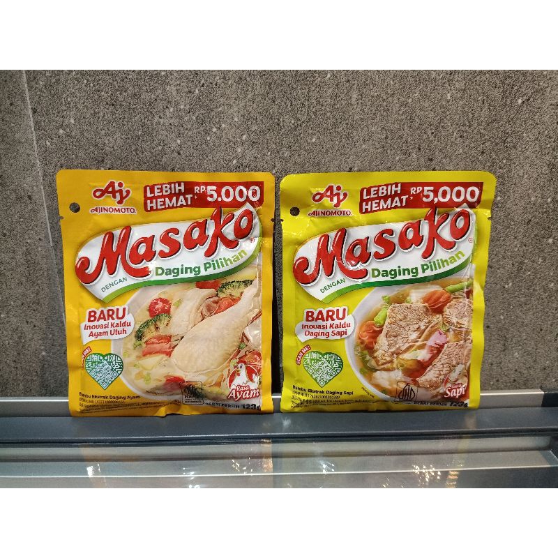 

Masako Ajinomoto Sapi dan Ayam 123gr