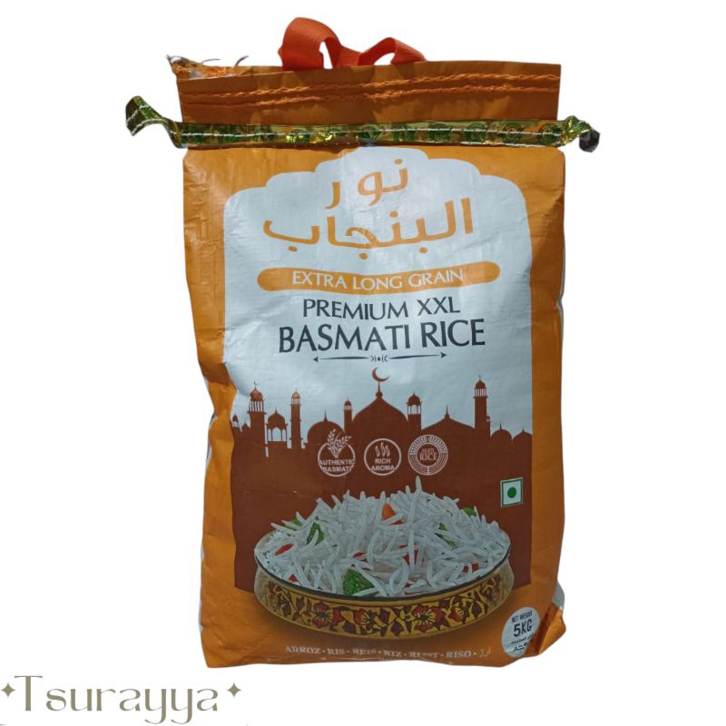 

Beras Basmati Noor E Punjab Premium kemasan 1 dan 5 Kg