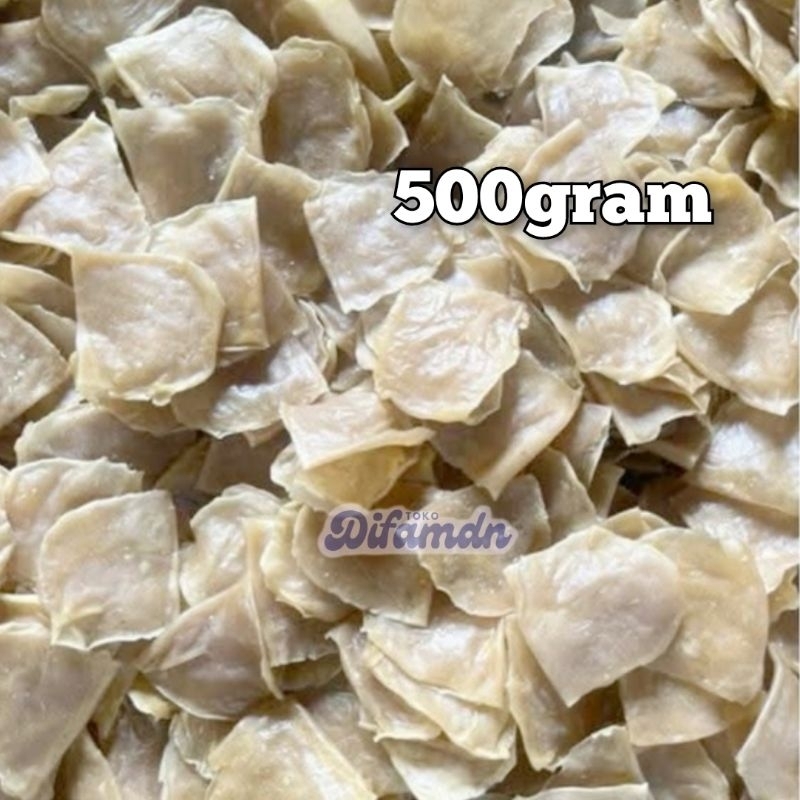 

kerupuk lapit mentah 500gram /kerupuk lempit /kerupuk lampit /kerupuk lipat