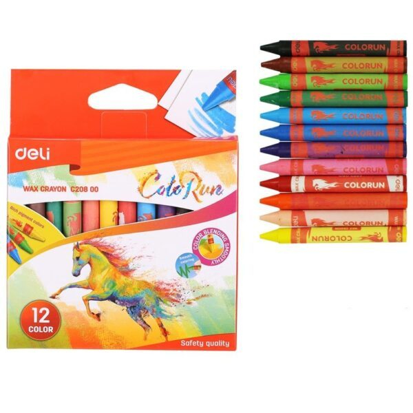 

DELI CRAYON WAX 12WARNA C20800