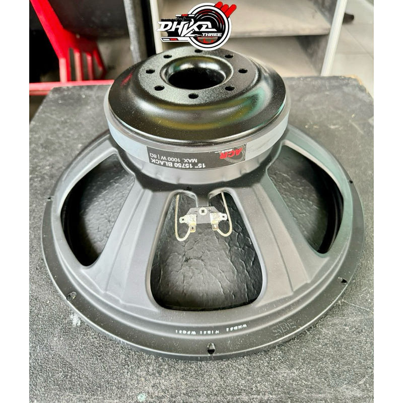 SPEAKER ACR 15” 15750 BLACK 1000watt Baru / Speaker ACR BLACK 15” 15750 BLACK 1000Watt baru