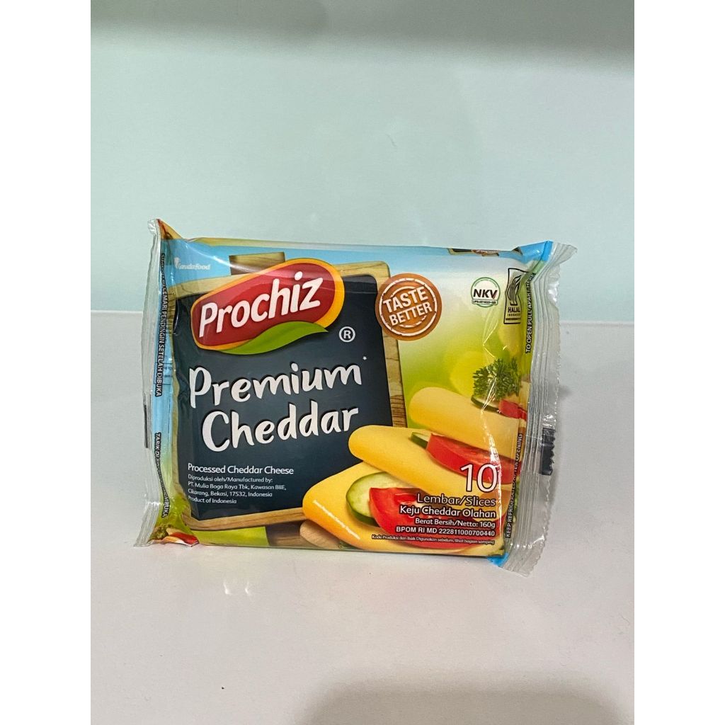 

Prochiz Premium Cheddar 160gr 10'slices