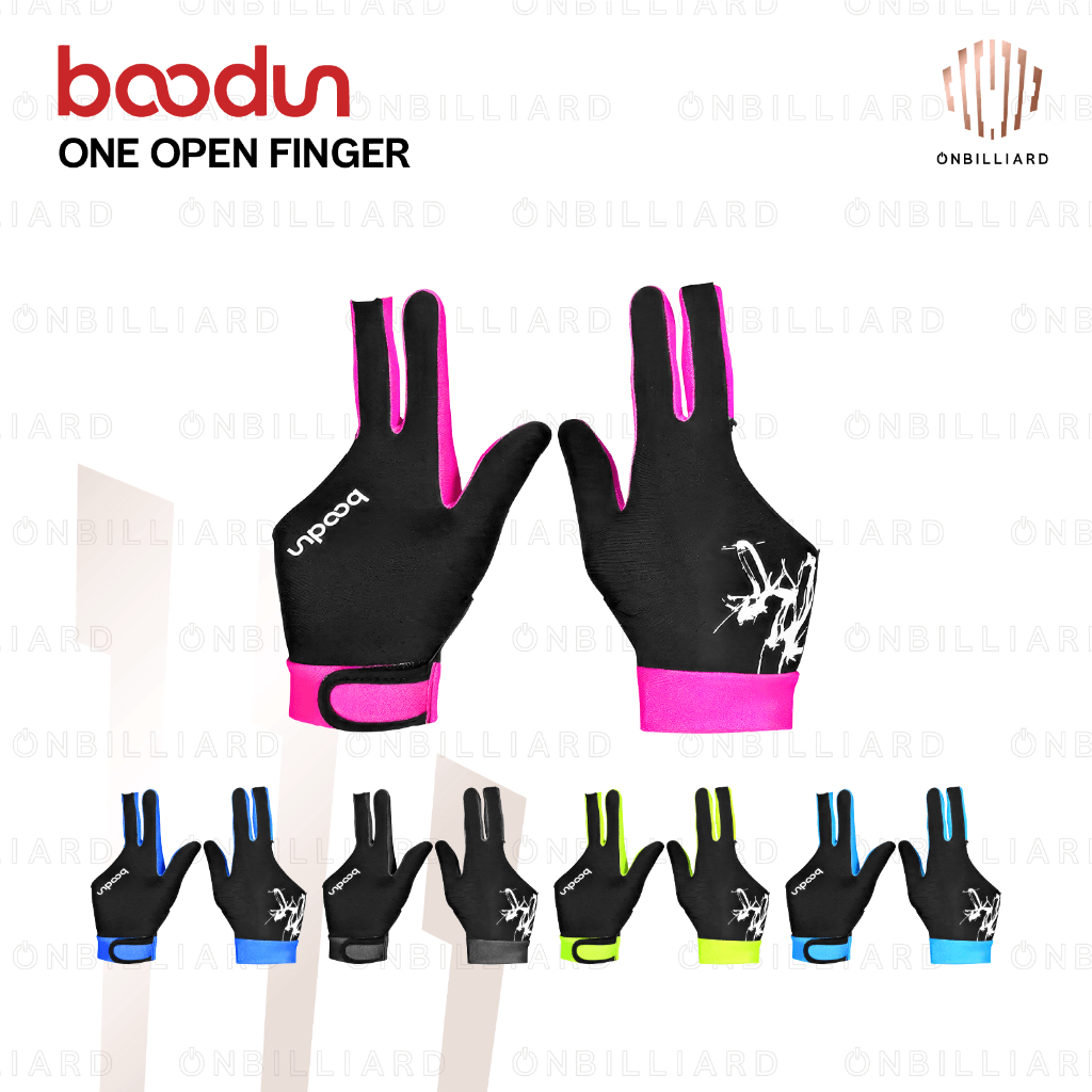 Sarung Tangan Billiard BOODUN Glove One Open Finger ORIGINAL