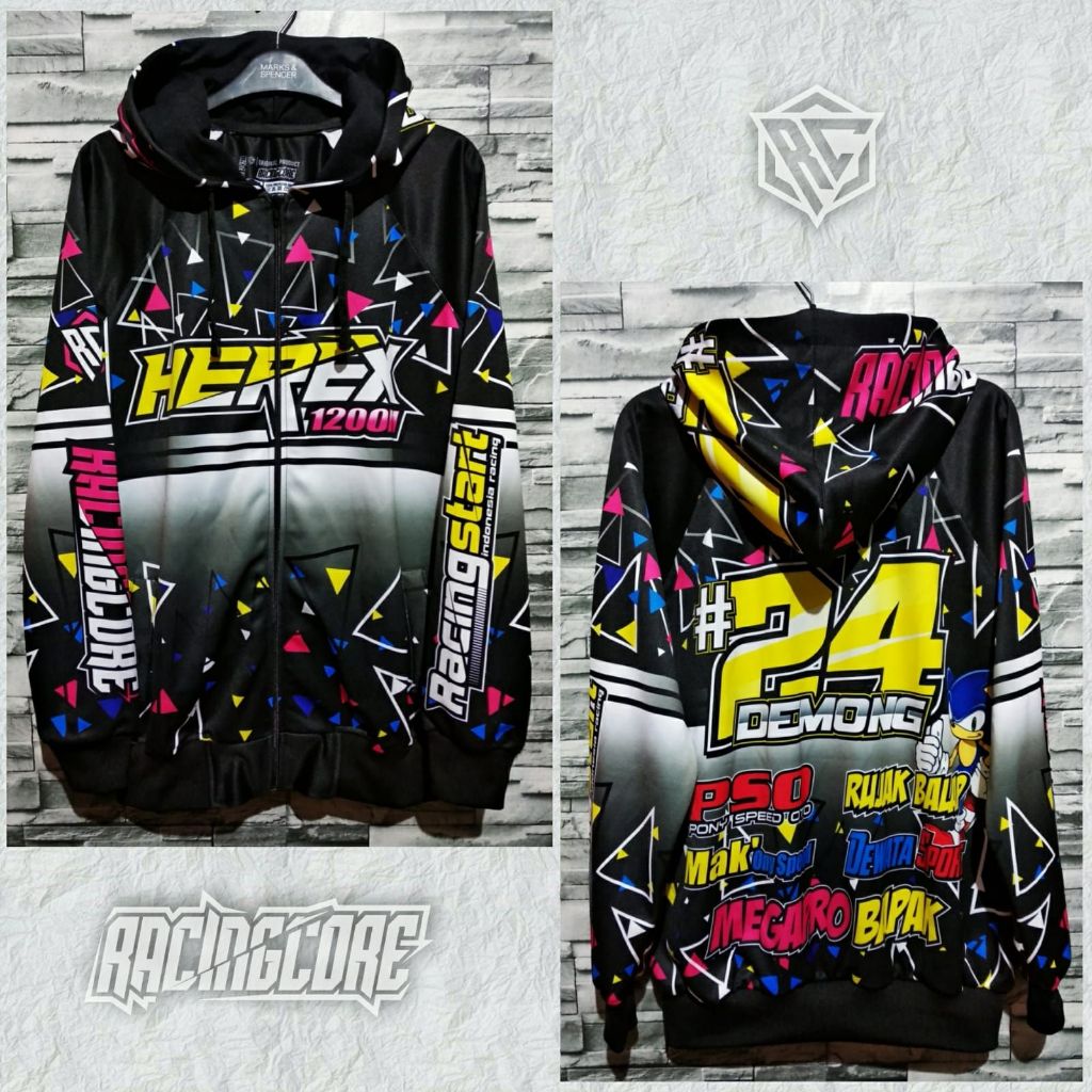 JAKET JERSEY RACING CUSTOM TEAM BALAP CUSTOM SUKA - SUKA PRIA WANITA TERLARIS