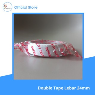 

Double Tape Perekat 2 Sisi Ukuran 24mm x 15 yard