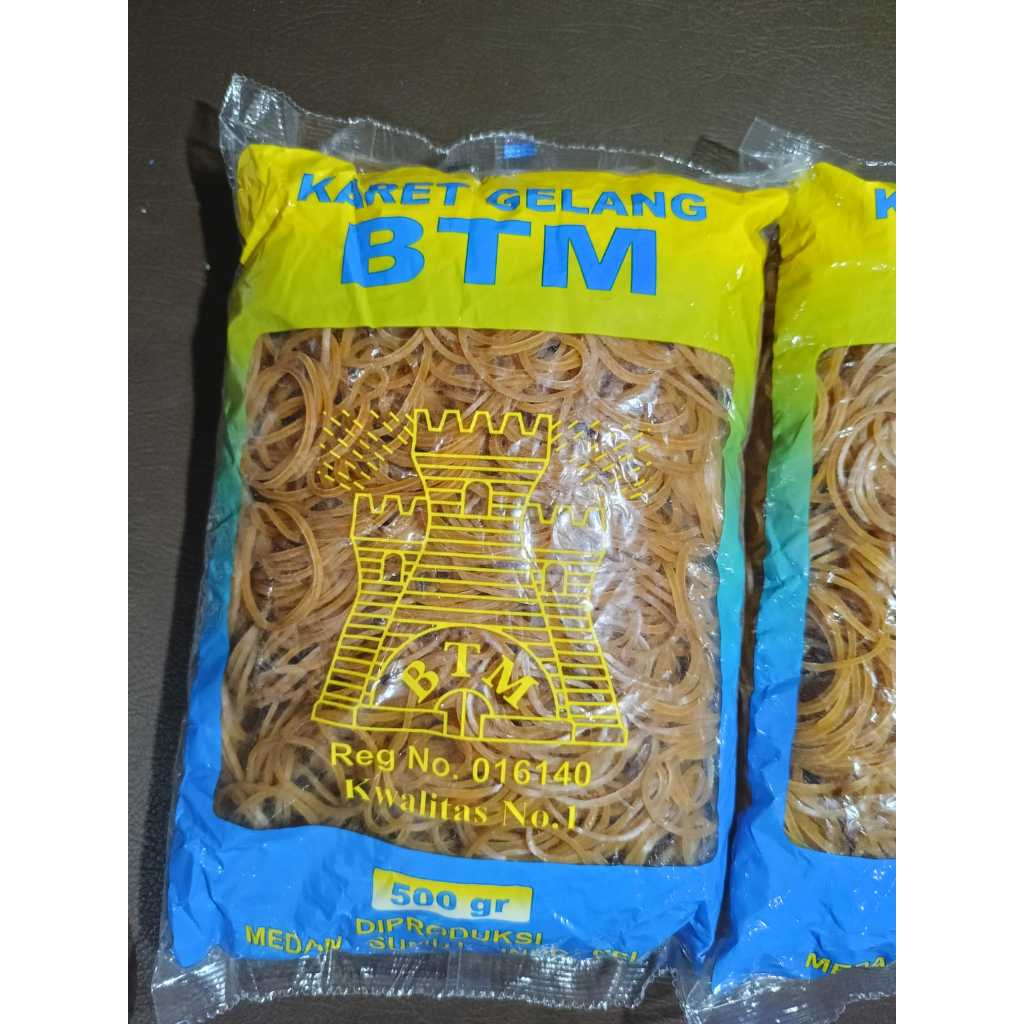 

Karet Gelang MEREK BTM Super 500 Gr Kuning